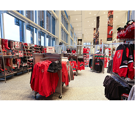 New Jersey Devils Team Shop in NHL Fan Shop 